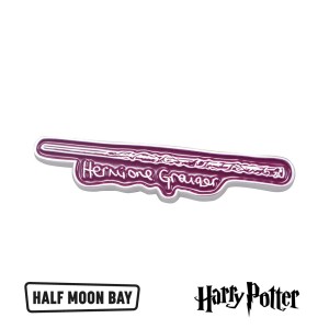 PBADHP76 Enamel Badge - Harry Potter Hermione Wand